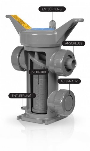 Schmutzfänger Schmutzfilter Y-Stück Filter 1/2 bis 2 - BAU-MATERIAL