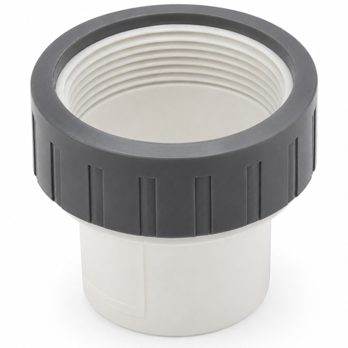 CDS-Adapter PE-natur, PVC-U &Uuml;berwurfmutter, EPDM G 2" IG-G 3/4" IG f&uuml;r CDS-Kupplung