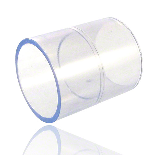 PVC U Transparent Muffe in Zoll Abmessung