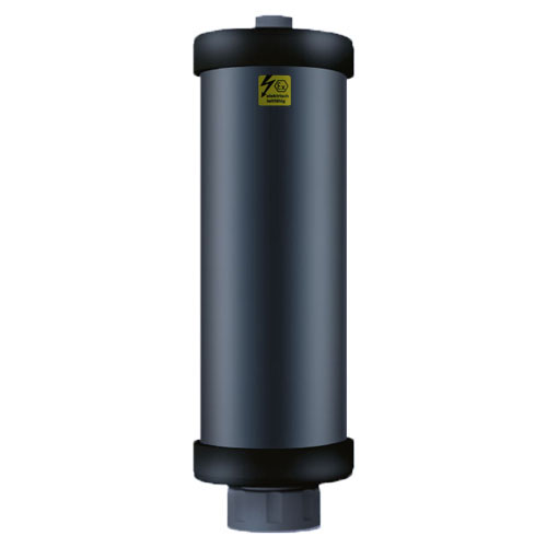 Säuredunstabscheider Typ SDA 90, 1,0 Liter, elektrisch leitfähige Ausführung, Anschluss Überwurfmutter